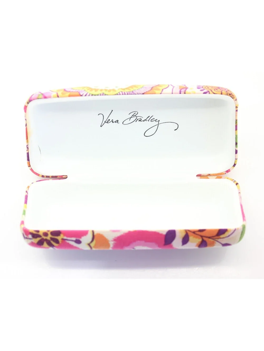 Vera Bradley Clementine Floral Pattern Hard Shell Eyeglass Case